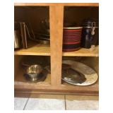 Dishes, pans,