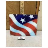 Flag glass cutting board