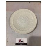 Belleek limited edition Christmas plate 1981