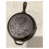 Large wildlife series, cast-iron skillet, l