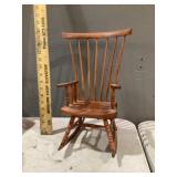 Doll rocking chair