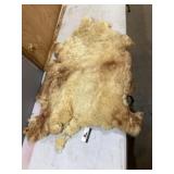 Tanned sheep hide