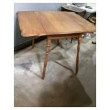 Drop leaf table 36 x 43 with leaves up 22 with