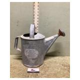 Galvanized watering can