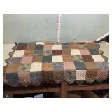 Hand sewn quilt 49 x 60