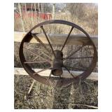 Metal wagonWheel