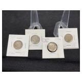 4 Buffalo Nickels