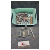 Tote of craftsman sockets & assorted sockets