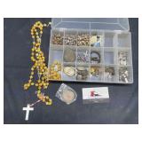 Rosaries and misc beads