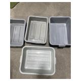 Food grade catering bus trays