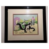 1988 Looney Tunes Pepe Signed Lithograph