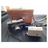 Kodak Signet 80camera and Focal 40 flash in bag