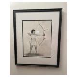 Pam McGinnis archery print