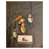 Red Eye wiggle lures