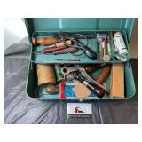 Metal Tool box f Leather Working Tools