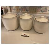 Pfaltzgraff stoneware canister set