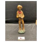 Vintage Chalkware Cowboy Figurine