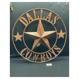 Dallas Cowboys Metal Art