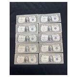 10 Silver Certificate $1 All 1935 Series