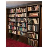 Three Bookshelves with books