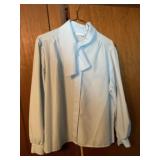 Light Blue Large Silk Shirt