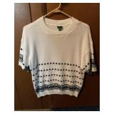 Cabin Creek Short Sleeve Sweater Medium