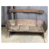 Early Horse Drawn Buggy Bench Seat