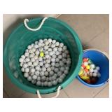 Large Bucket of Golf Balls