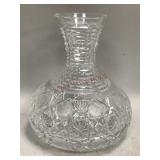 Clear Cut Glass Decanter