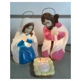 Mary, Joseph & Baby Jesus Blowmolds