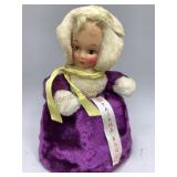 Vintage Purple Pajama Bag Doll by Smile Toy Co.