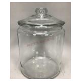 Large Clear Glass Canister