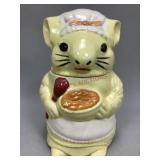 Vintage Mouse Shaped Cookie Jar