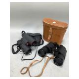 Bushnell and Binolux Binoculars and Cases