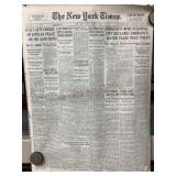 New York Times Tuesday March 3, 1936 Newspaper