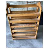 Wooden Shoe Rack 26 x 13 x 38.5 tall