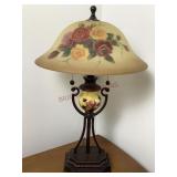 Reverse Hand Painted Table Lamp