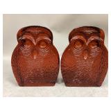 Vintage Owl Bookends