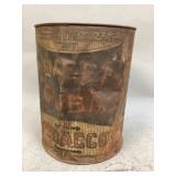 Antique County Store Tobacco Can