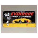 Evinrude First In Outboards Tin Sign