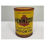 Pennzoil Full Bell Motor Oil Can