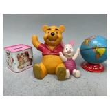 Vintage Winnie the Pooh Coin Bank and More