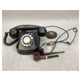 Vintage Phone & Tobacco Pipes