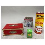 Vintage Tea Tins, Cookie Tins, and More