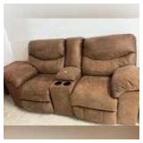 Sofa and matching recliner