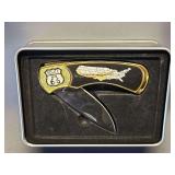 Decorative Route 66 Single Blade Pocket Knife w/ Display Box