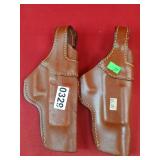 Set of 2 HUNTER leather holsters