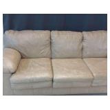 Tan Leather Sofa