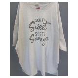 NEW Size Large Shirt "Sorta Sweet Sorta Savage"