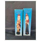 Set 2 of Old World Santa Candlesticks New in Box